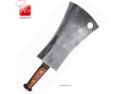 ساطور فولادی دسته چوبی 